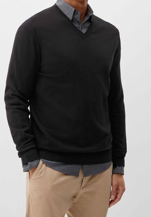 Strickpullover - black