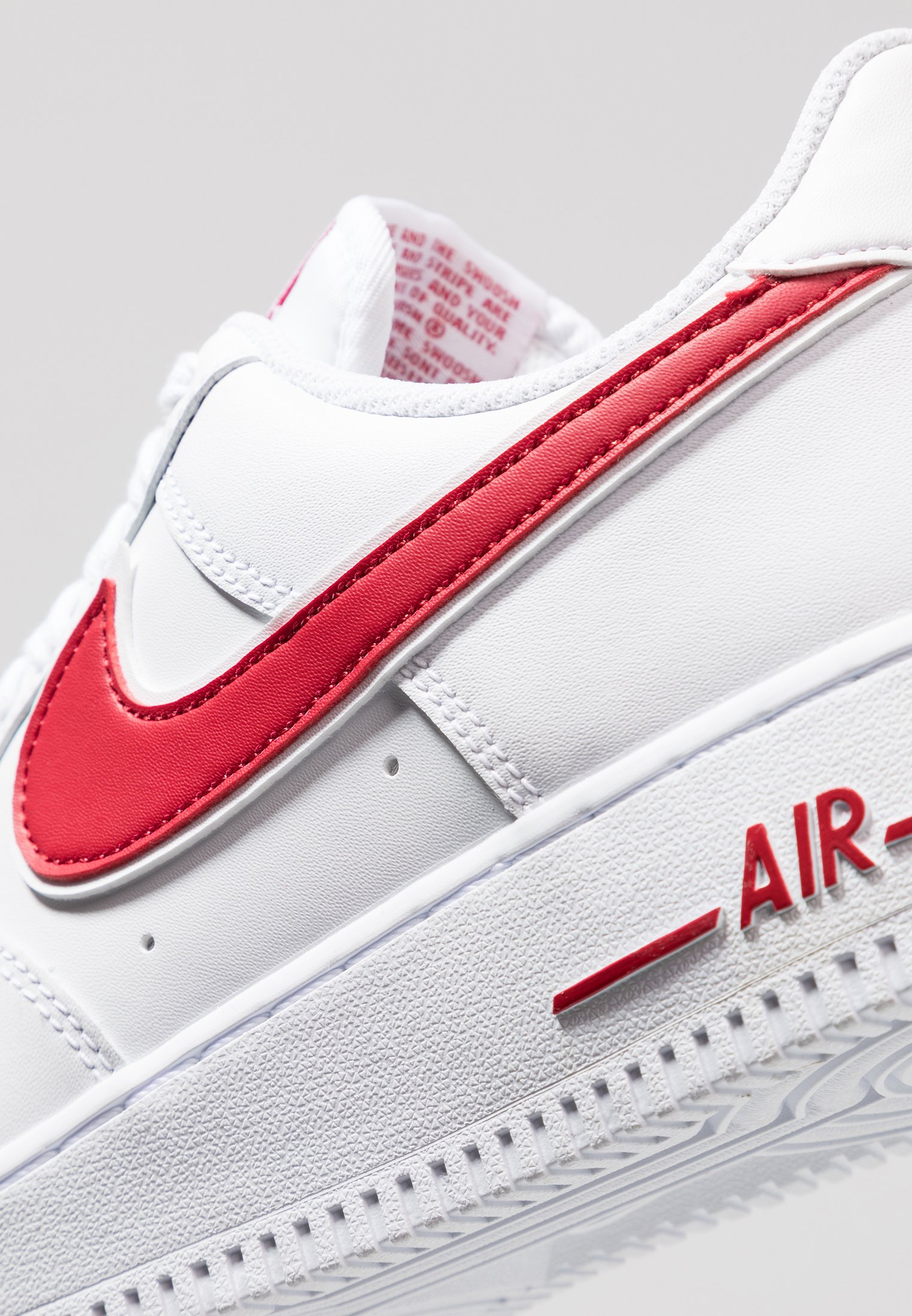 red and white air force ones
