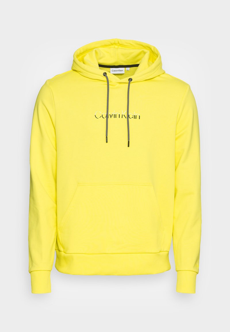 Calvin Klein MULTI COLOR LOGO HOODIE - Sweatshirt - magnetic yellow/yellow  - Zalando.de