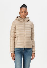 Tommy Hilfiger HOODED JACKET - Down jacket - beige