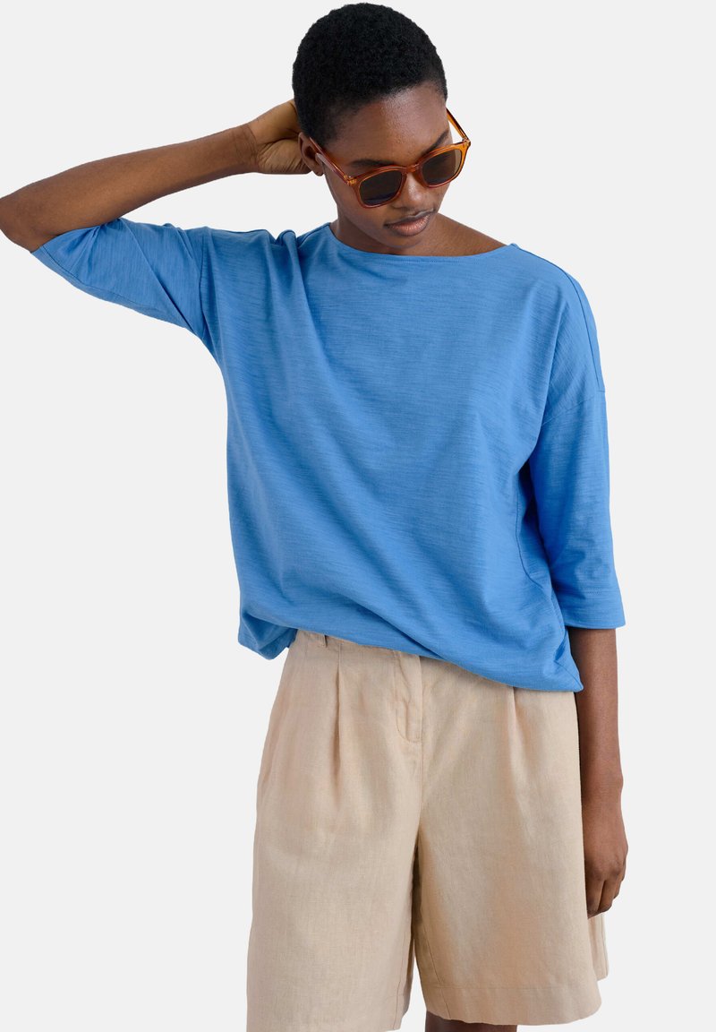 Seasalt Cornwall - TREMAYNE QUAY  - Long sleeved top - blue  clear sky, Enlarge