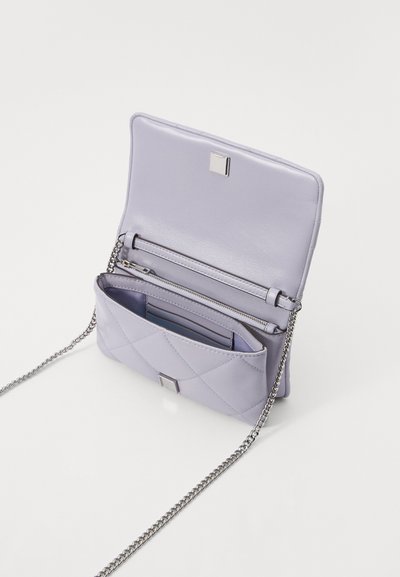 Tory Burch KIRA DIAMOND CHAIN - Skuldertasker - purple heather