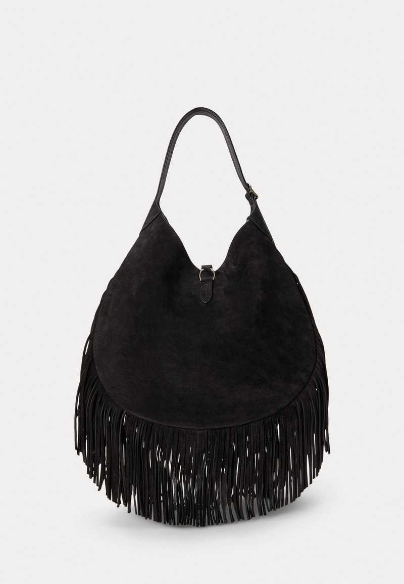 Polo Ralph Lauren POLO ID LARGE FRINGE SUEDE SHOULDER BAG