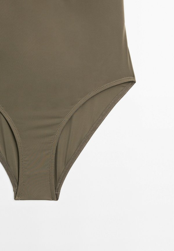 BANDEAU WITH PIECE DETAIL - Swimsuit - khaki3