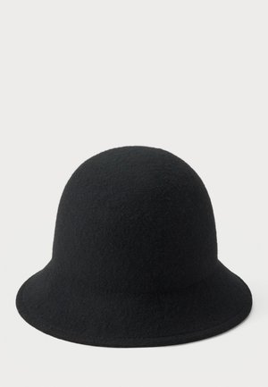 MERINO WOOL BUCKET HAT - Hatt - black