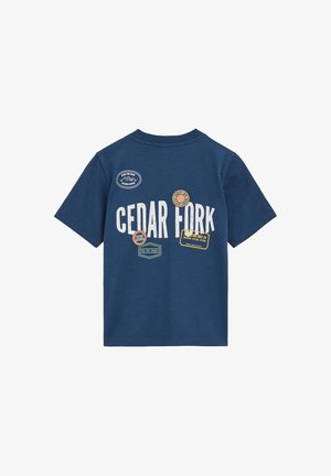 WE Fashion, T-Shirt print - dark blue