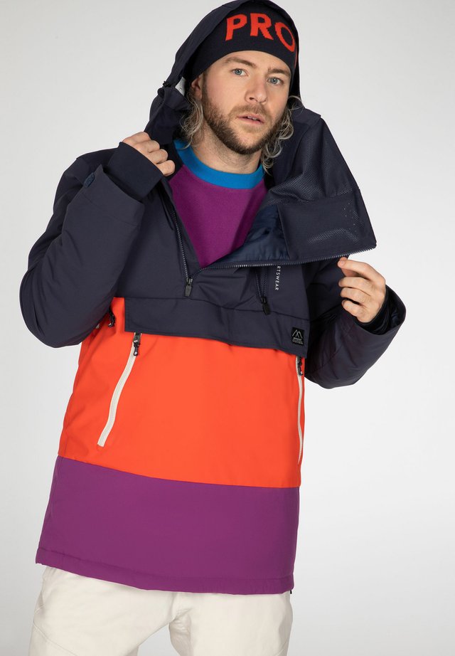 BACKFLIP - Laskettelutakki - purple, dark blue, orange