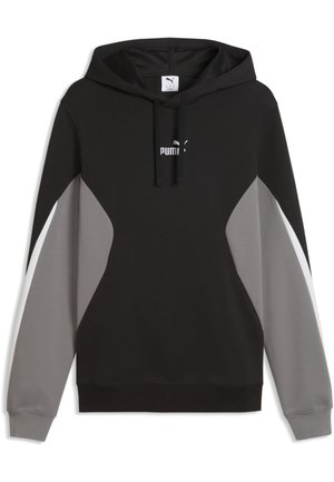 ESSENTIALS COLOURBLOCK  - Kapuzenpullover - black