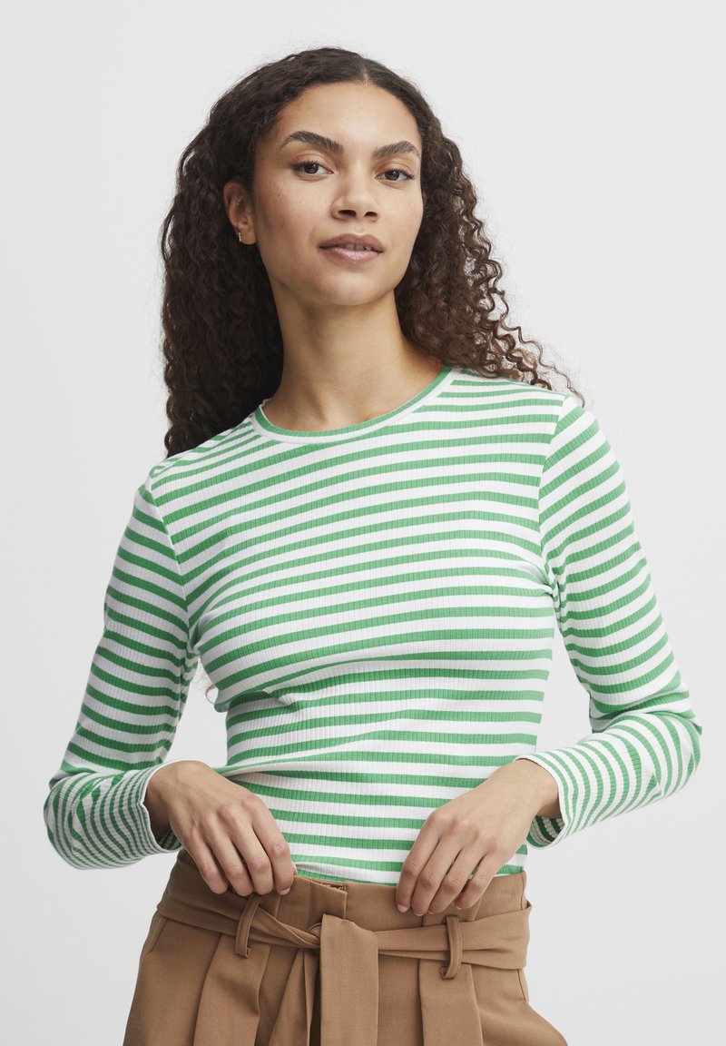 b.young BYPESSY - Langærmet T-shirt - ming green mix