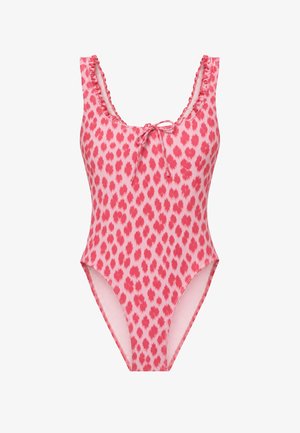 OH APRIL, CLEO SWIMSUIT - Badedragt - leo raspberry