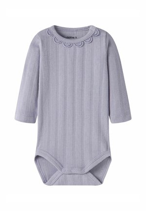 Name it, ROMPER EMBROIDERED - Body - heirloom lilac