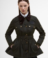 Barbour BARBOUR X ERDEM CONSTANCE WAX JACKET - Nyári dzseki - archive olive/ancient black floral