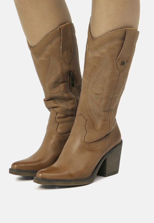 Bottines Femme Dolce Vita Cuir Tabac Bout Carré Style Moto - Taille 7.5 US