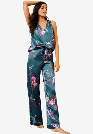 SET  REGULAR FIT - Pidžamas komplekts - green floral