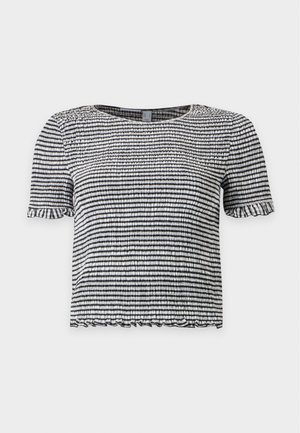 Pieces, PCBETTY SMOCK TEE - Μπλουζάκι με στάμπα - black