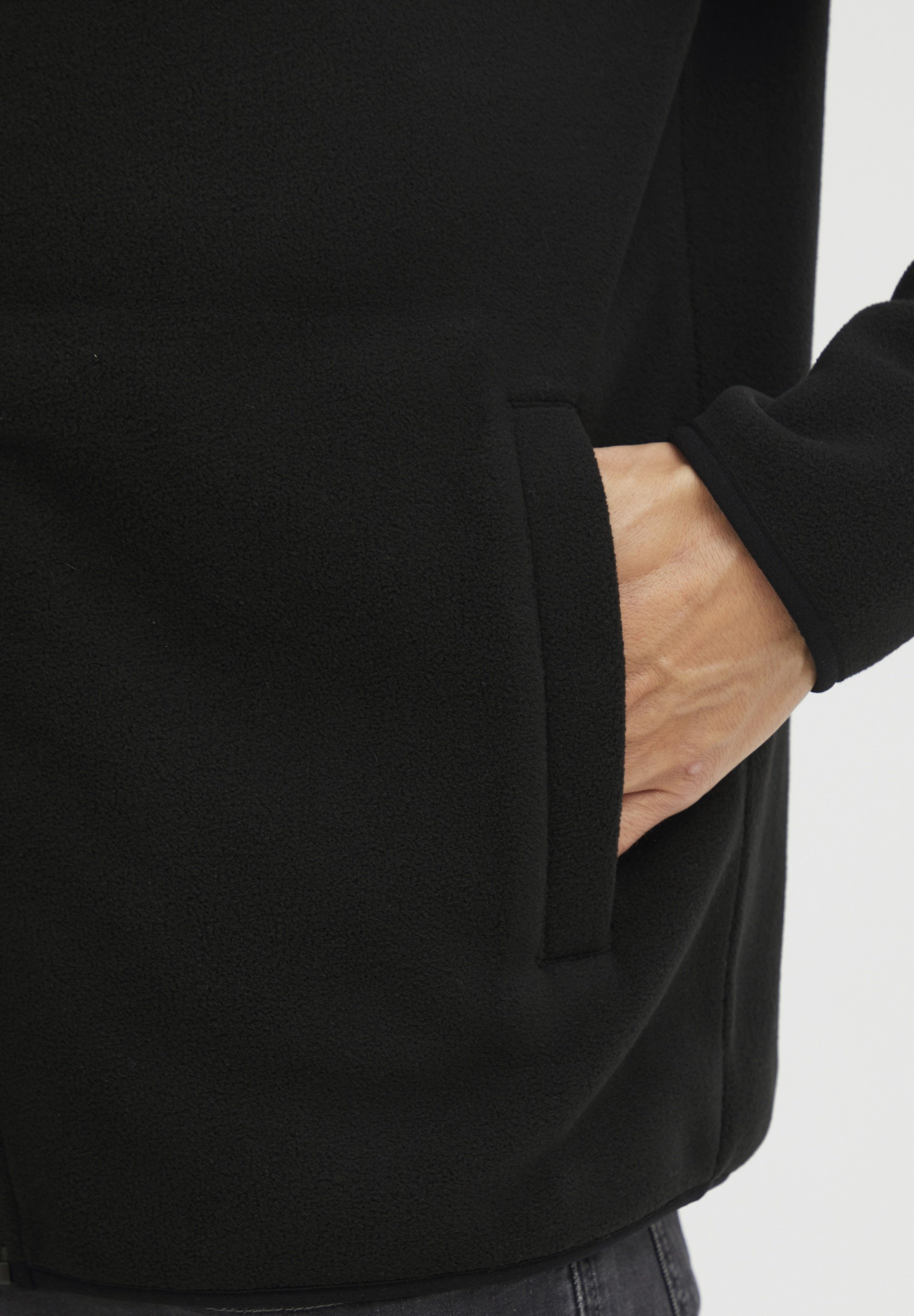Veste Polaire PRMichel Homme Avec Capuche - Coupe Droite Poches Zippées