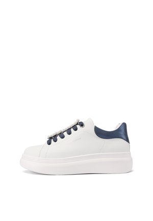 Sneakers basse - bianco blu