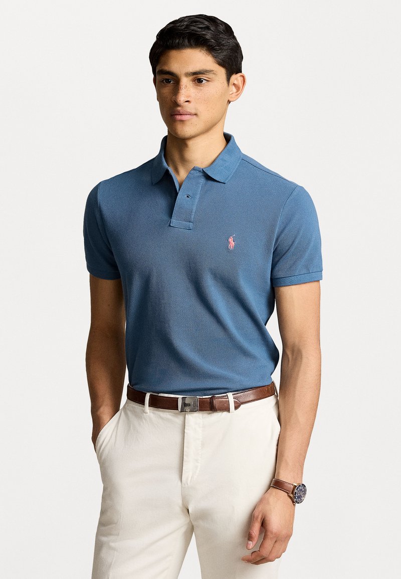 Polo Ralph Lauren - SLIM FIT MESH POLO SHIRT - Poloshirt - clancy blue, Vergroten