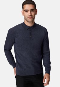 Next REGULAR FIT - Camiseta de manga larga - mottled blue
