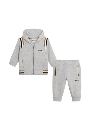 Zip-up sweatshirt - chine grey