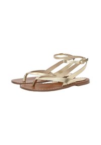 Sandale s remenom u obliku slova T - gold coloured