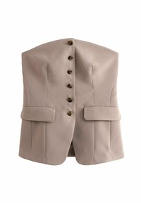Next BUTTON THROUGH REGULAR FIT - Liemenė - mink brown
