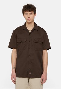 Dickies - WORK  - Majica - dark brown Minijatura 1