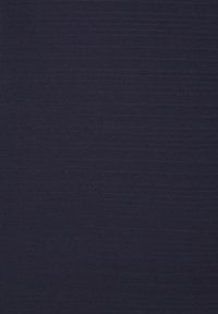 Navy blue fabric with a textured surface, featuring subtle horizontal lines. Material appears soft and lightweight.