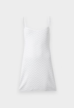 SLEEVELESS SHORT DRESS - Rochie tricotată - solid white