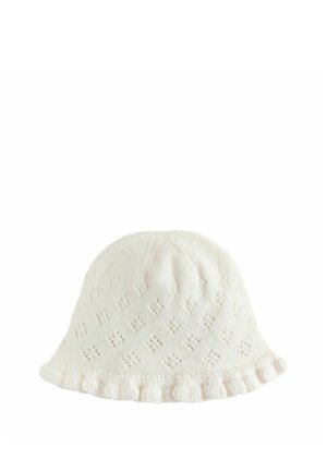 Next, FRILL BABY HAT - Gorro - white knitted