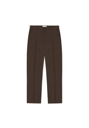 Les Deux, PLEATED TWILL SUIT PANTS - Pantalon de costume - delicioso brown