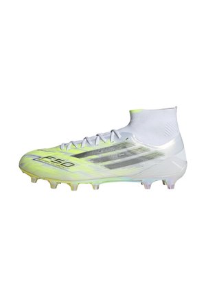 F50 SPARKFUSION ELITE MID CUT  - Voetbalschoenen voor harde ondergrond - cloud white   iron metallic   hi-res yellow