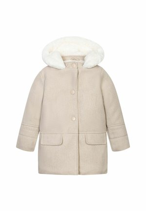 TRIMMED - Winterjas - stone cream