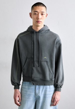 OBLIQUE HOODIE - Felpa - grey slate