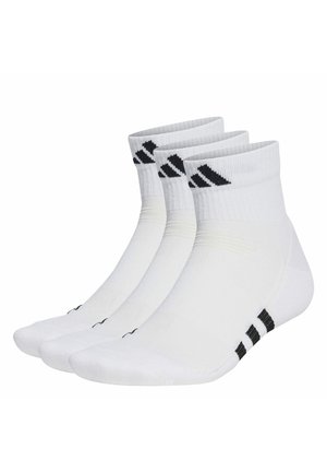 CUSHIONED MID-CUT SOCKS 3 PAIRS - Calze - white