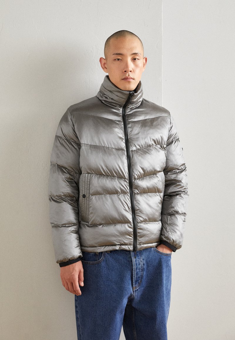 Antony Morato REGULAR FIT JACKET WITH AN IRIDESCENT EFFECT - Chaqueta de invierno - grey