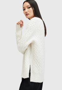 AllSaints SIRIUS CABLE CREW - Trui - white