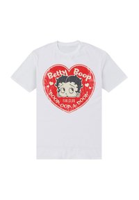 Henry Tiger BETTY BOOP OOP A DOOP LOVE HEART - T-shirt print - white ...