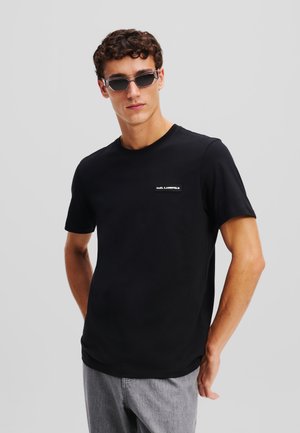 RUBBER PATCH - T-shirt basic - black