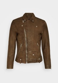 AllSaints Skinnjacka - brown