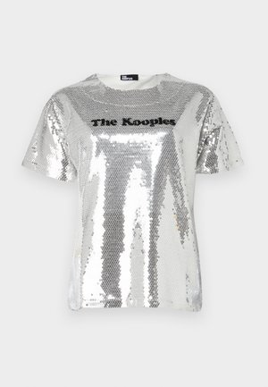 The Kooples T-shirt imprimé - silver coloured