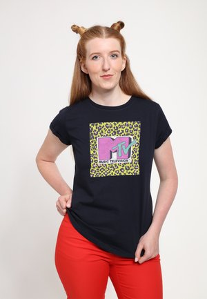 LEOPARD MTV - T-shirts print - french navy
