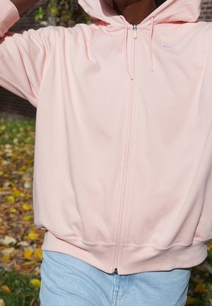 Tröja med dragkedja - apricot