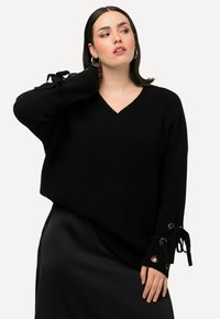 Ulla Popken Strickpullover - black