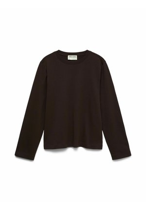 Vero Moda, T-SHIRT AWNAIMA T-SHIRT - T-shirt à manches longues - chocolate torte
