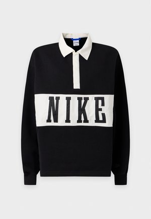 Nike Sportswear, Sweatshirt - total black/sail