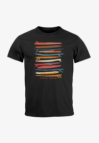 Unausgewählt, schwarz rot