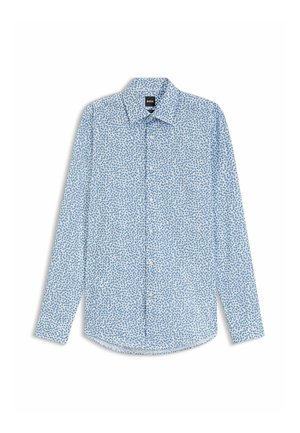 BOSS, Vapaa-ajan kauluspaita - light blue