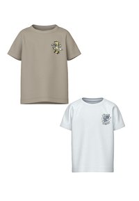 Unselected, weiß braun