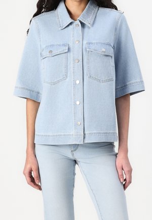 Skjortebluser - light-blue denim